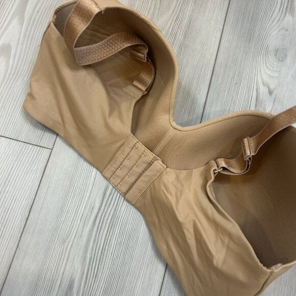 Ambrielle LIGHTLY LINED WIREFREE Size 38DDD Nude Beige Adjustable - Picture 5 of 7